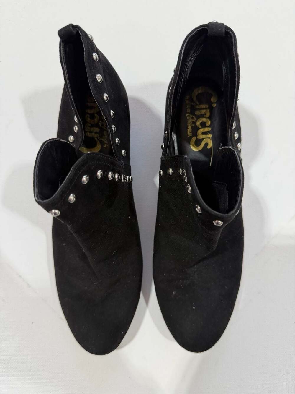 Circus By Sam Edelman Black Studded Ankle Booties Size 9